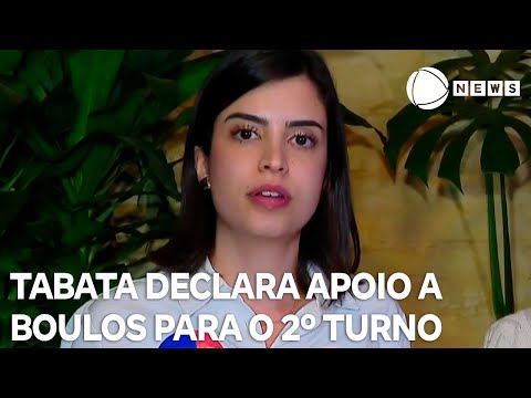 Tabata Amaral anuncia apoio a Guilherme Boulos no segundo turno