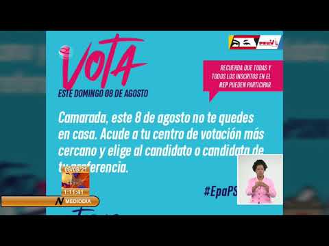 Venezuela: Nicolás Maduro llama a los ciudadanos a participar en elecciones primarias