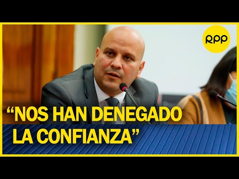 Alejandro Salas: “Para nosotros, el Congreso nos ha denegado la confianza”