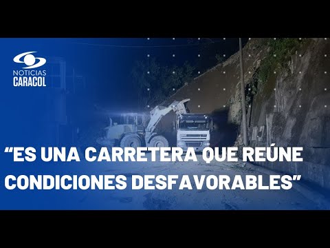 ¿Cómo avanzan los trabajos para despejar la vía al Llano tras el derrumbe ocasionado por el sismo?