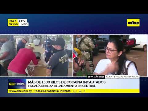 Más de 1.500 kilos de cocaína incautados