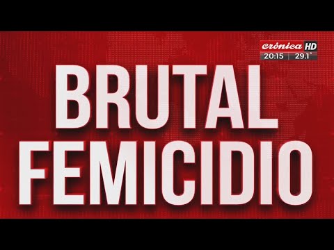 Brutal femicidio: la mató a golpes con un bloque de cemento