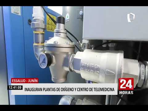 Essalud Junín inaugura plantas de oxígeno y centro de telemedicina
