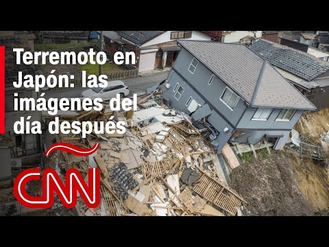 Edificios en ruinas, rescates y evacuados, así es el día después del terremoto magnitud 7,5 en Japón