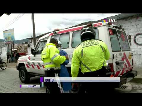 Chofer aparentemente borracho atropelló a ciclista en Quito