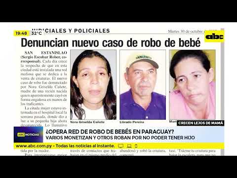 ¿Opera red de robo de bebés en Paraguay?