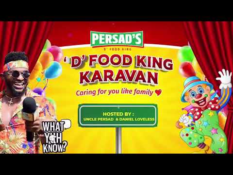 LOOK OUT FOR THE KING’S KARAVAN COMING YOUR WAY FROM PERSAD’S D FOOD KING SUPERMARKET!!!!!