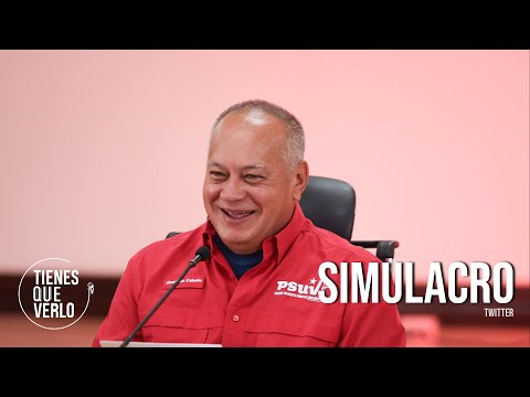 Simulacro: Diosdado Cabello habló de números
