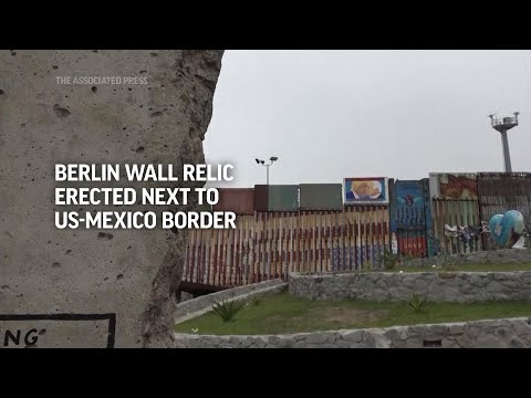 Berlin Wall relic erected next to US-Mexico border
