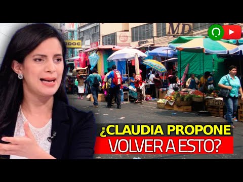 Claudia Ortíz ha Propuesto volver al DESORDEN Y CAOS en el Centro Histórico?