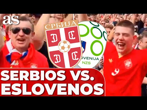 CÁNTICOS SERBIA vs. ESLOVENIA por LUKA DONCIC en MÚNICH | EURO 2024