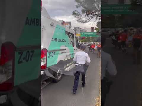 Motociclista resultó lesionado tras un choque sobre avenida Mariano Otero