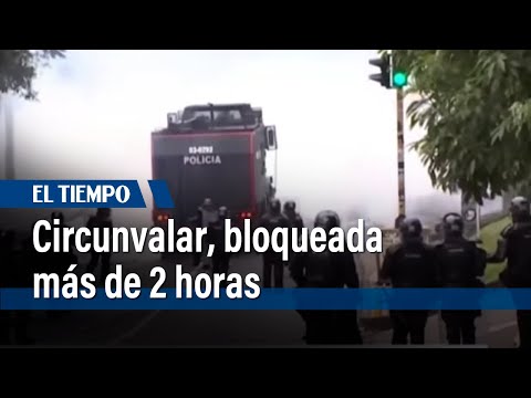 Enfrentamientos con la fuerza pública en La Macarena bloquearon la av. Circunvalar | El Tiempo