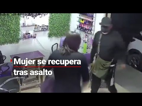 Mujer permanece hospitalizada por los fuertes dolores| ASALTO a ESTÉTICA en Tizayuca, Hidalgo.