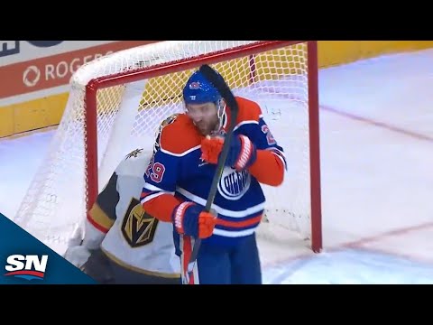 Oilers Leon Draisaitl Taps In 22nd Goal Of Season vs. Golden Knights