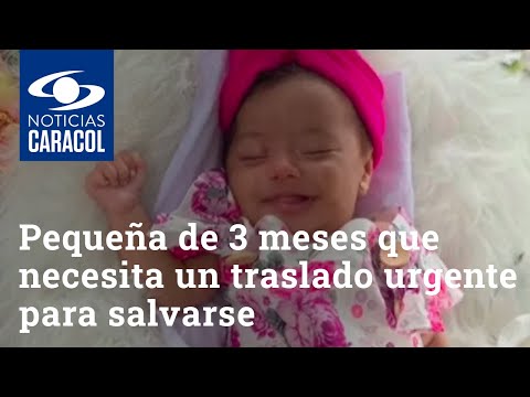 Abigail, la pequeña de 3 meses que necesita un traslado urgente para salvarse