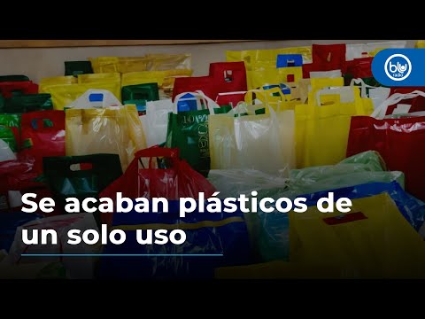 Se acaban plásticos de un solo uso desde el domingo: no más bolsas para el mercado y más