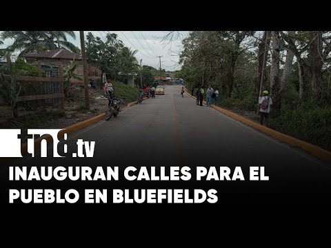 Bluefields tiene tres nuevas calles de concreto hidráulico - Nicaragua