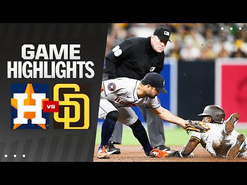 Astros vs. Padres Game Highlights (9/16/24) | MLB Highlights