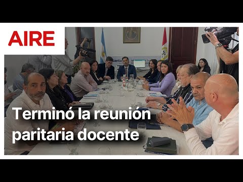 La palabra de los dirigentes docentes tras la reunión paritaria con el gobierno de Santa Fe