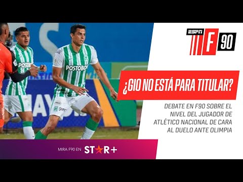 ¡Debate PICANTE! ¿Gio #Moreno no está para ser titular en Atlético #Nacional?