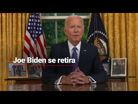 #CorteDeCajaBiden | Joe Biden deja la reelección en manos de Kamala Harris