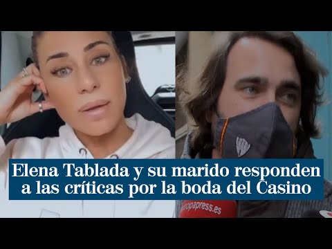 Elena Tablada y su marido dan la cara tras la boda del Casino de Madrid: Lo sacaron de contexto