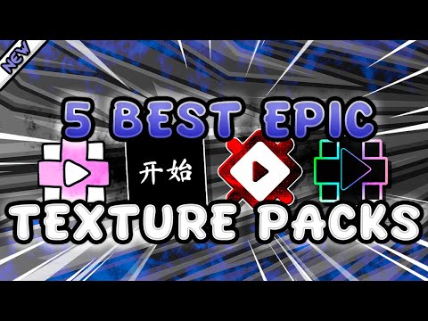 5 epic TEXTURE PACKS amazing para GEOMETRY DASH 2.205 ~ HIGH, MEDIUM!! & MORE  ~ #12