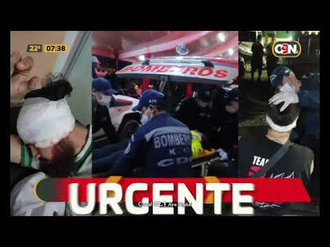 Presidente Franco: Noche de fútbol terminó en violencia