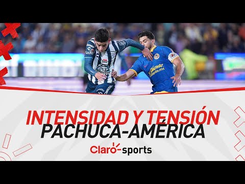 Intensidad y tensión se vivió en el Pachuca-América en la ida de los cuartos de final