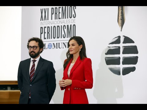 S.M. la Reina preside el acto de entrega de los Premios Internacionales de Periodismo de El Mundo