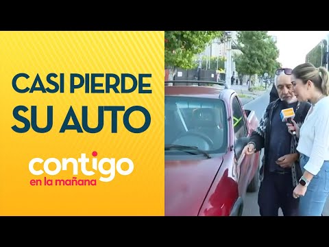 INDIGNÓ A JC RODRÍGUEZ: Conductor casi pierde su auto por patente quebrada - Contigo en la Mañana