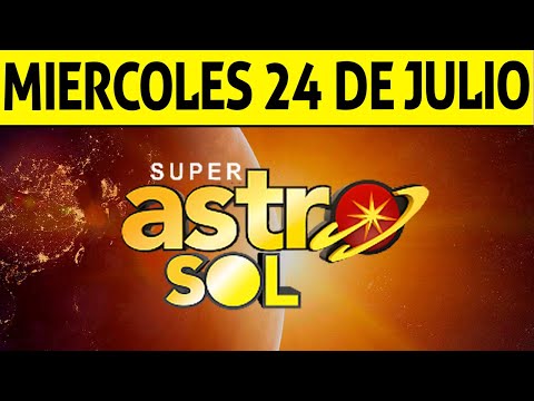 Resultado de ASTRO SOL del Miércoles 24 de Julio de 2024  SUPER ASTRO