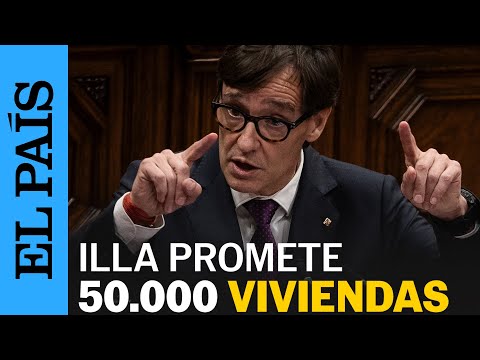 CATALUÑA | Salvador Illa promete 50.000 viviendas públicas hasta 2030 | EL PAÍS