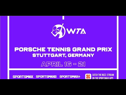 Watch WTA | Porsche Tennis Grand Prix | April. 16 - 21 | on SportsMax, SportsMax2 and SportsMax App!