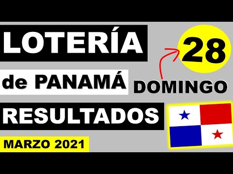 Resultados Sorteo Loteria Domingo 28 de Marzo 2021 Loteria Nacional de Panama Dominical Que Jugo