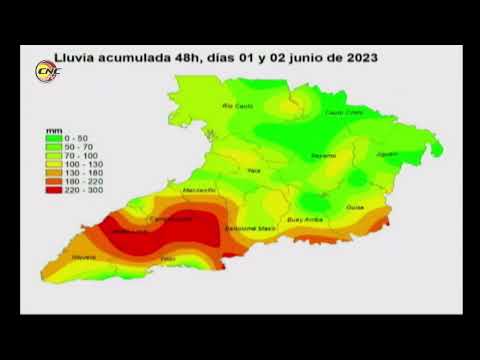 Análisis y proyección meteorológica de la Provincia Granma, tras las Intensas lluvias