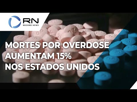 Mortes por overdose aumentam 15% nos Estados Unidos