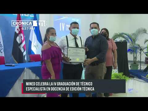 Graduación de 801 docentes de formación técnica del INATEC Nicaragua