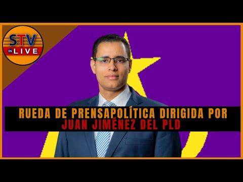 Rueda de Prensa  Política dirigida por Juan Jiménez del PLD