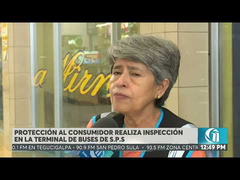 ON MERIDIANO l Protección al Consumidor realiza inspección en la terminal de buses en S.P.S