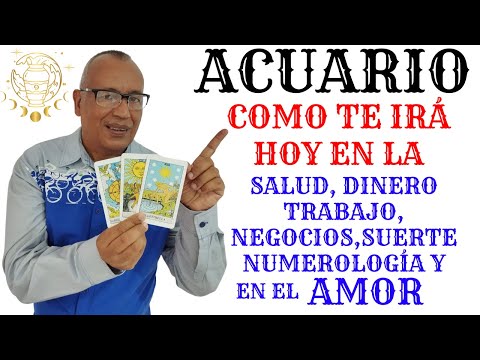 ACUARIO...TERRIBLE EL MAL QUE QUIEREN PARA TÍ; PERO VENCERÁS y TODO SE DARÁ...EN EL AMOR PLENITUD