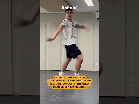 REYNALDO GIANECCHINI COMPARTILHA DANÇA 'VOGUE' DE SALTO ALTO PARA INTERPRETAR DRAG QUEEN