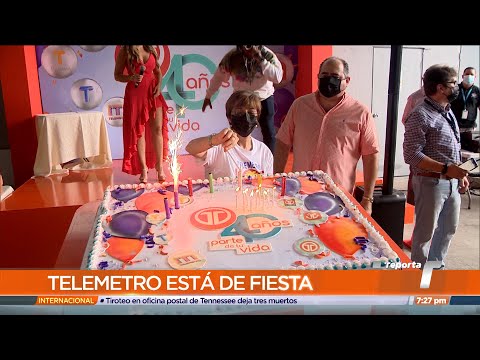 Telemetro celebra sus 40 años de aniversario, reconoce a sus colaboradores