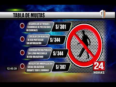Cuarentena: conozca las multas por infringir las medidas sanitarias