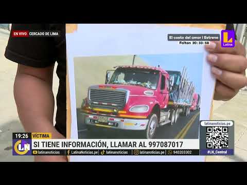 Cercado de Lima: Empresario es estafado y le roban trailer con millonaria mercadería