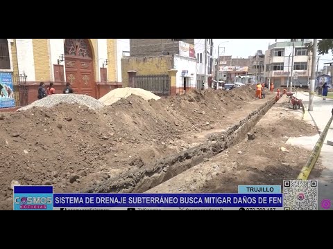 Trujillo: sistema de drenaje subterráneo busca mitigar daños de FEN