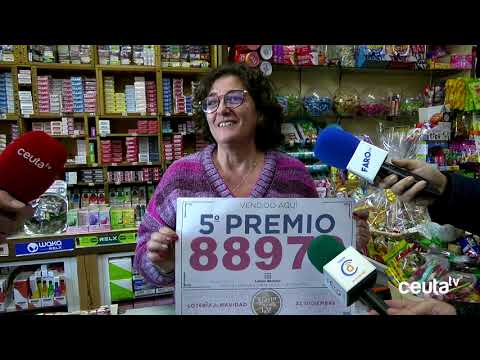 Tres quintos y la ilusión intacta: botín en Ceuta de la Lotería de Navidad