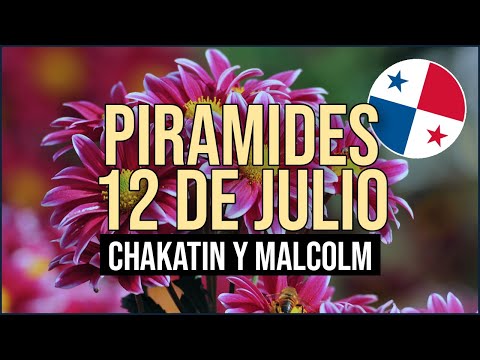 Pirámide Lotería de Panamá Miércoles 12 de Julio 2023  - Pirámide de Chakatin y Malcolm Ramos