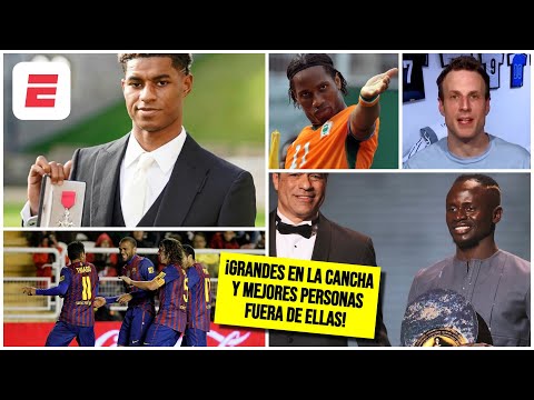 Mané, Kanté, Puyol, Drogba y otros CRACKS que son BUENOS dentro y fuera de la CANCHA | Cal y Arena